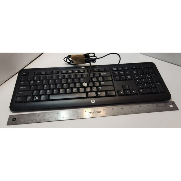 HP Black Desktop Keyboard E145614 T3A002 N279 - Picture 5 of 6